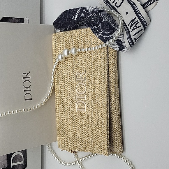 New in Box, Dior Beauty Raffia Bag - Picture 6 of 10